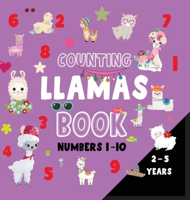 Counting llamas book numbers 1-10 by Banaś, Dagna