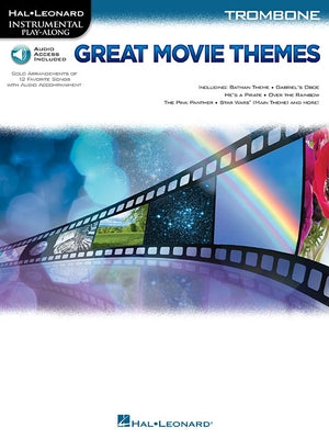 Great Movie Themes - Instrumental Play-Along for Trombone (Book/Online Audio) by Hal Leonard Corp