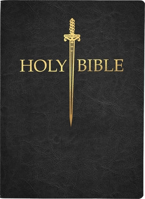 KJV Sword Bible, Large Print, Black Genuine Leather, Thumb Index: (Red Letter, Premium Cowhide, 1611 Version) by Whitaker House
