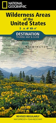 Wilderness Areas of the United States Map by National Geographic Maps