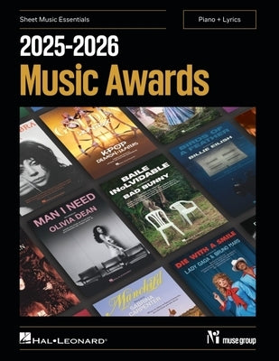 2025-2026 Music Awards - Sheet Music Essentials for Piano + Lyrics by