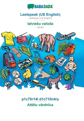 BABADADA, Leetspeak (US English) - latviesu valoda, p1c70r14l d1c710n4ry - Attēlu vārdnīca: Leetspeak (US English) - Latvian, visual di by Babadada Gmbh