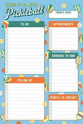 Pickleball Note Pad (60 Sheets) by