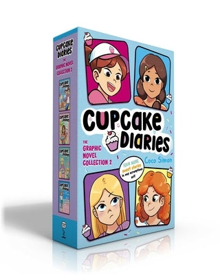 Cupcake Diaries the Graphic Novel Collection 2 (Boxed Set): Katie, Batter Up! Graphic Novel/Mia's Baker's Dozen Graphic Novel/Emma All Stirred Up! Gra by Simon, Coco