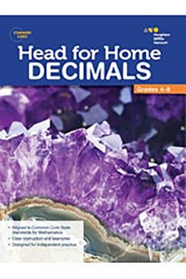 Head For Home Math Skills: Decimals by Houghton Mifflin Harcourt