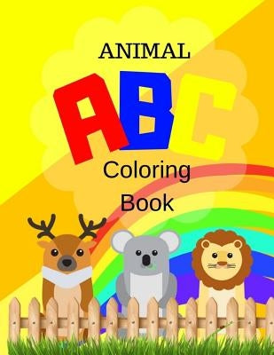 Animal ABC Coloring Book: For Kids Ages 3-6 Alphabet Numbers Shapes Childhood Learning, Preschool Activity Book 68 Pages Size 8.5x11 Inch by Mozley, Maxima
