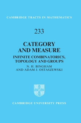 Category and Measure by Bingham, N. H.