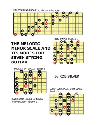 The Melodic Minor Scale and its Modes for Seven String Guitar by Silver, Rob