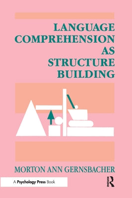 Language Comprehension As Structure Building by Gernsbacher, Morton Ann