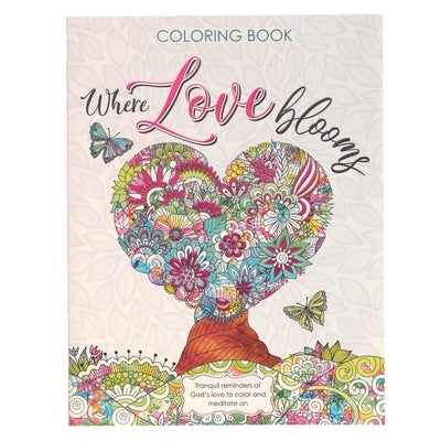 Coloring Book Where Love Blooms by