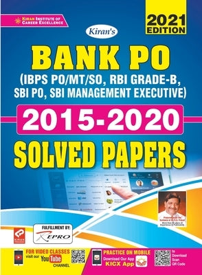 Bank PO MT-SO, RBI, SBI PO, SBI Mang Solved Paper-E-2021-Repair- Old 2662 by Unknown