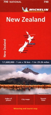New Zealand Map 790 by Michelin