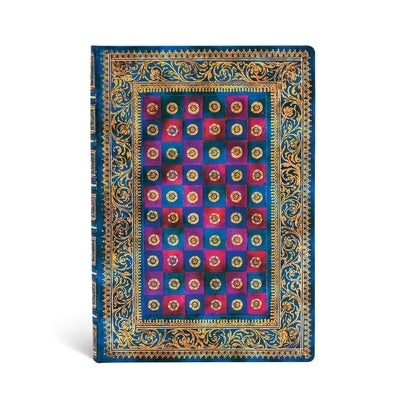 Paperblanks Celeste Venetian Mornings Hardcover MIDI Unlined Elastic Band Closure 144 Pg 120 GSM by Paperblanks