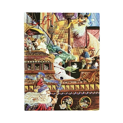 Paperblanks Maiden Voyage Fantastic Voyages Hardcover Ultra Unlined Elastic Band Closure 144 Pg 120 GSM by Paperblanks