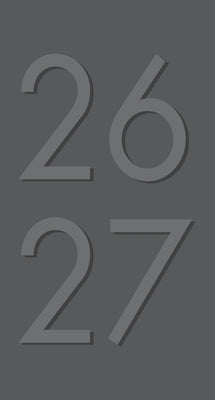 Charcoal 2-Year 2026-27 3.5 X 6.5 Monthly Pocket Planner by Willow Creek Press