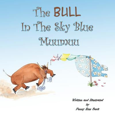 The Bull in the Sky Blue Muumuu by Burk, Penny Ross