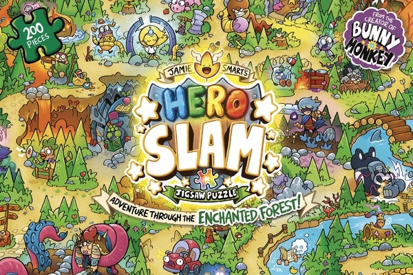 Jamie Smart's Hero Slam 200 Piece Jigsaw Puzzle by Smart, Jamie
