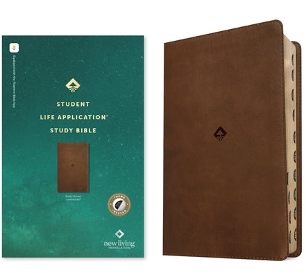 NLT Student Life Application Study Bible, Filament Enabled (Leatherlike, Rustic Brown, Indexed, Red Letter) by Tyndale