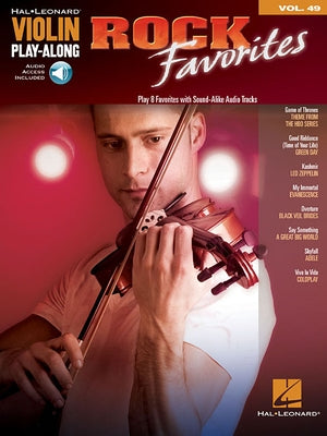 Rock Favorites: Violin Play-Along Volume 49 by Hal Leonard Corp