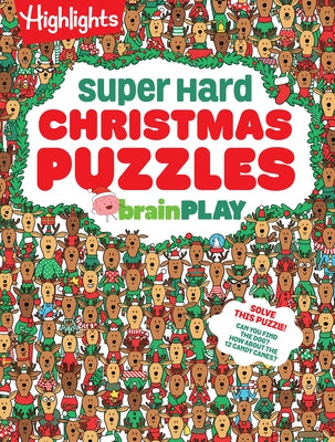 Brainplay Super Hard Christmas Puzzles by Highlights