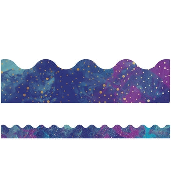 Galaxy Scalloped Bulletin Board Borders by Carson Dellosa Education