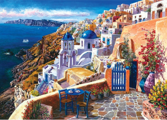 Santorini 1000 Piece Jigsaw Puzzle by