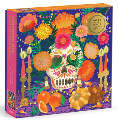 Ofrenda del Día de Muertos 500 Piece Foil Puzzle by Galison
