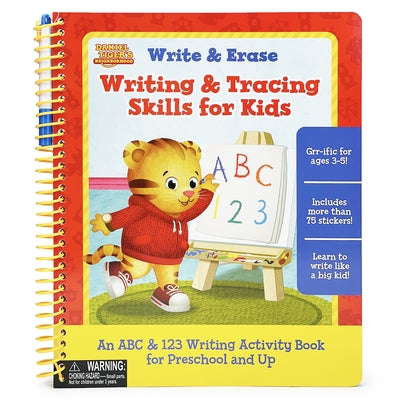 Daniel Tiger Write & Erase Writing & Tracing Skills for Kids by Cottage Door