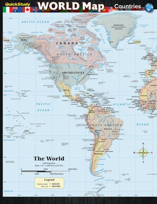 World Map: Countries Guide by Barcharts Inc