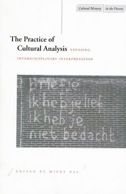 The Practice of Cultural Analysis: Exposing Interdisciplinary Interpretation by Bal, Mieke
