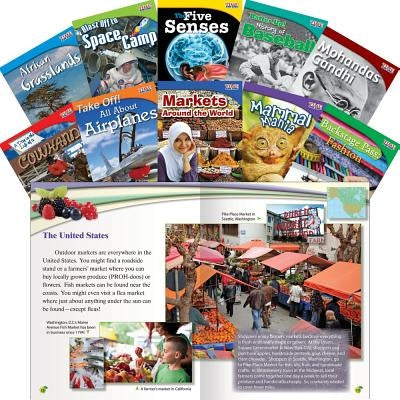 Time for Kids Informational Text Grade 3 Readers Set 1 10-Book Set (Time for Kids Nonfiction Readers) by Teacher Created Materials