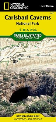 Carlsbad Caverns National Park Map by National Geographic Maps