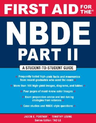 First Aid for the NBDE Part II by Portnof, Jason