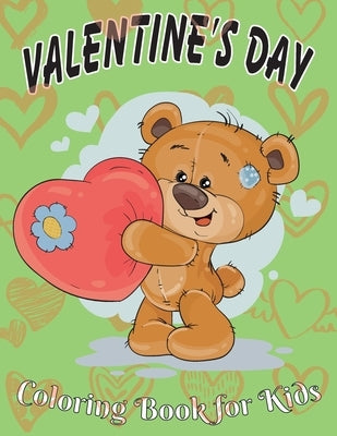 Valentine's Day Coloring Book for Kids: 8.5*11, 100 page - Valentine's day gift 2021 - Cute Coloring Book for Little Girls and Boys - Animals, Unicorn by Obeezon