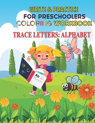 Letter Tracing Workbook: Kids Alphabet Learning Book for Preschoolers Letter Writing Reading Practicing Notebook for Ages 3-5 by Drops, Dew