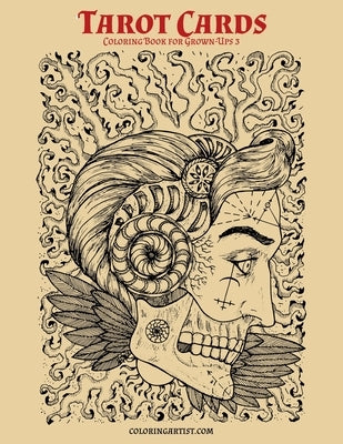Tarot Cards Coloring Book for Grown-Ups 3 by Snels, Nick