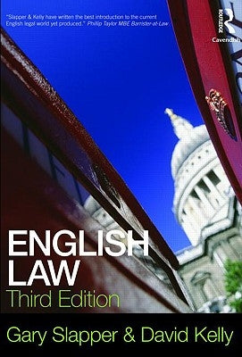 English Law by Slapper, Gary