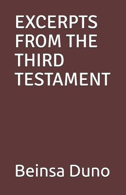 Excerpts from the Third Testament by Stoytchev, Darin