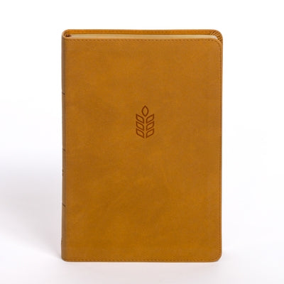CSB Personal Size Giant Print Bible, Camel Suedesoft Leathertouch by Csb Bibles by Holman