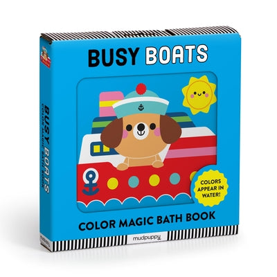 Busy Boats Color Magic Bath Book by Mudpuppy