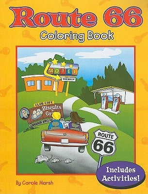 Route 66 Coloring Book by Marsh, Carole
