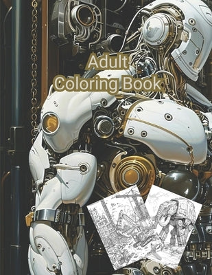 Robots Coloring Book For Adults: With 50 Stunning Designs, Stress Relieve by Publishing, Bogdan