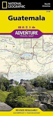 Guatemala Map by National Geographic Maps