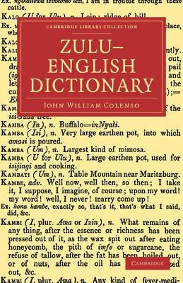 Zulu-English Dictionary by Colenso, John William