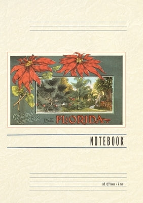 Vintage Lined Notebook Christmas Greetings from Florida by Found Image Press
