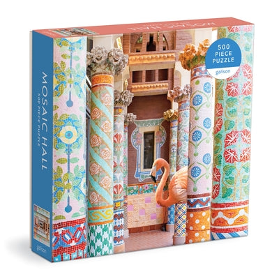 Mosaic Hall 500 PC Puzzle by Galison