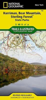 Harriman, Bear Mountain, Sterling Forest State Parks Map by National Geographic Maps