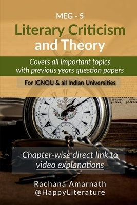 Literary Criticism and Theory by Amarnath, Rachana