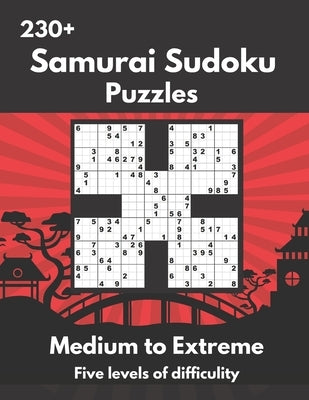Samurai Sudoku Puzzles: Medium to Extremely Hard Samurai Sudoku Puzzles by Somatomint