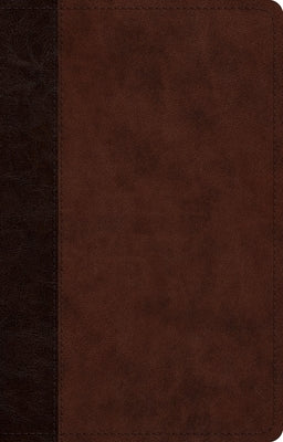 ESV Large Print Thinline Reference Bible, Red Letter (Trutone, Brown/Walnut, Timeless Design) by Esv Bibles